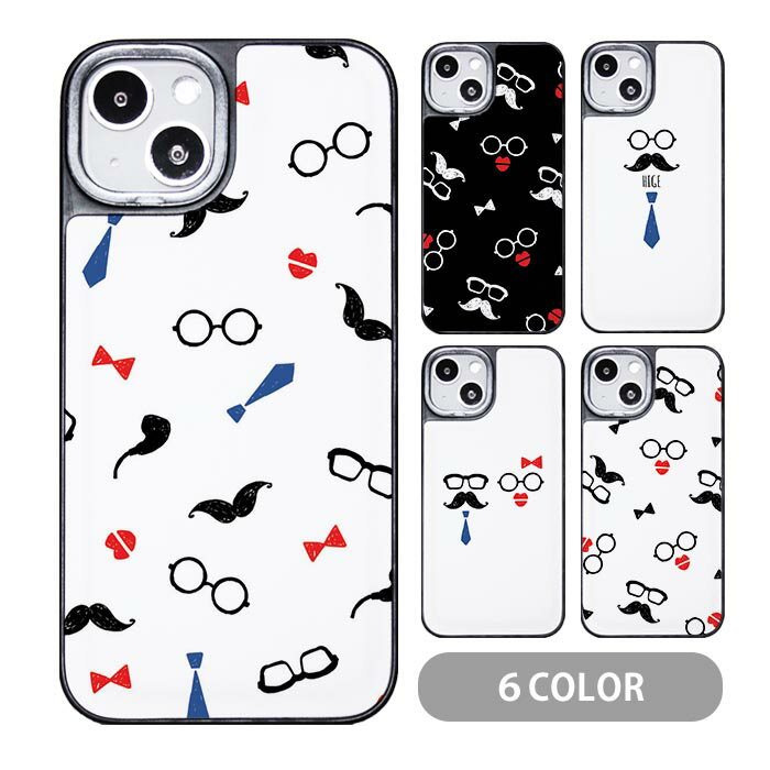 Rakuten - スマホケース クッションケース TPU クッション素材 ヒゲ 髭 眼鏡 メガネ リボン ネクタイ iphone15 iphone14 iphone13 iphone12 pro iphone8 iPhoneケース オシャレ かわいい 可愛い