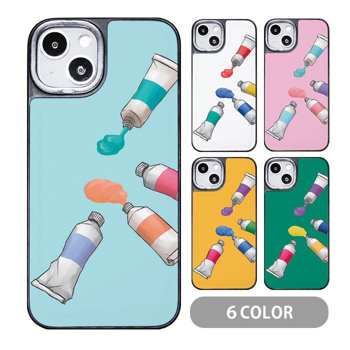 Rakuten - スマホケース クッションケース TPU クッション素材 絵の具 チューブ 文房具 iphone15 iphone14 iphone13 iphone12 pro iphone8 iPhoneケース TPU オシャレ かわいい 可愛い