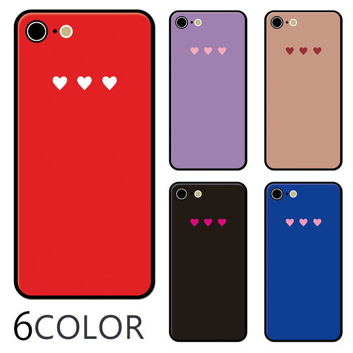 Rakuten - スマホケース ラウンド ガラス ハート iphone17 iphone16 iphone15 pro iphone14 iphone13 iphone8 iPhoneケース TPU ガラスケース オシャレ シンプル かわいい 可愛い 流行 背面ガラス 強化ガラス TPU ハードケース