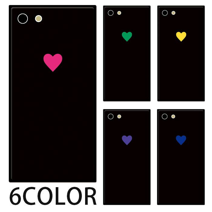 Rakuten - スマホケース スクエア ガラス ハート iphone15 pro MAX iphone14 pro iphone13 iphone12 pro iPhoneケース 四角 TPU ガラスケース シンプル おしゃれ かわいい 可愛い 背面ガラス 強化ガラス TPU ハードケース