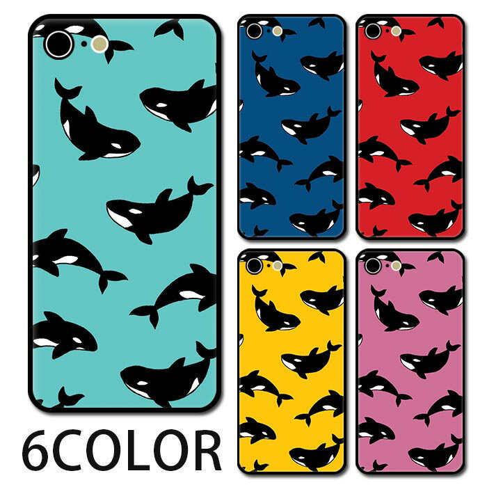 乐天商城 - スマホケース ラウンド ガラス シャチ 海の生き物 鯱 iphone17 iphone17e iphone16e iphone16 iphone15 iphone14 iphone13 iPhoneケース TPU ガラスケース オシャレ かわいい 可愛い 背面ガラス 強化ガラス TPU ハードケース
