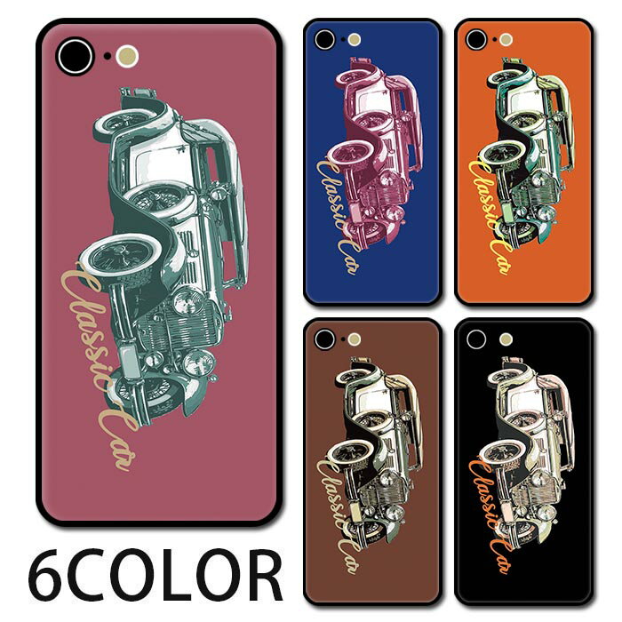 Rakuten - スマホケース ラウンド ガラス クラシックカー 車 クルマ 外国車 オシャレ 海外 iphone17 iphone16 iphone15 pro iphone14 iphone13 iphone8 iPhoneケース TPU ガラスケース オシャレ かわいい 可愛い 背面ガラス 強化ガラス TPU ハードケース