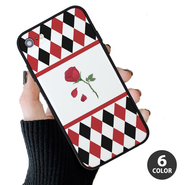 Rakuten - スマホケース プラスチック TPU 取り外し カード収納 薔薇 バラ ローズ トランプ 花 フラワー iphone12 pro iphone11 iphoneXR iphoneXS iphone8 iPhoneケース TPU かわいい 可愛い 流行 頑丈 強化 割れにくい