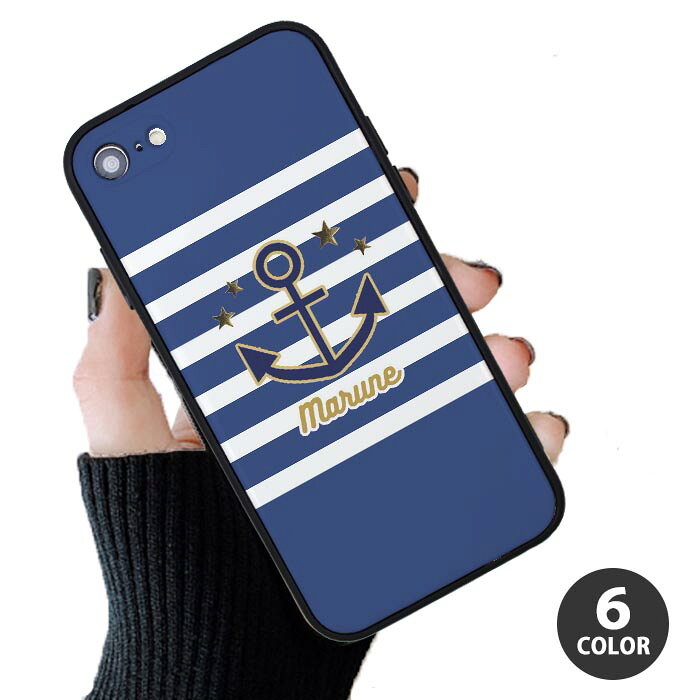 Rakuten - スマホケース プラスチック TPU 取り外し カード収納 ボーダー マリン イカリ 海 ストライプ iphone12 pro iphone11 iphoneXR iphoneXS iphone8 iPhoneケース TPU かわいい 可愛い 流行 頑丈 強化 割れにくい