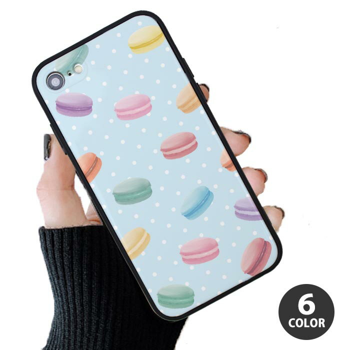 Rakuten - スマホケース プラスチック TPU 取り外し カード収納 マカロン スイーツ かわいい ガーリー iphone12 pro iphone11 iphoneXR iphoneXS iphone8 iPhoneケース TPU かわいい 可愛い 流行 頑丈 強化 割れにくい