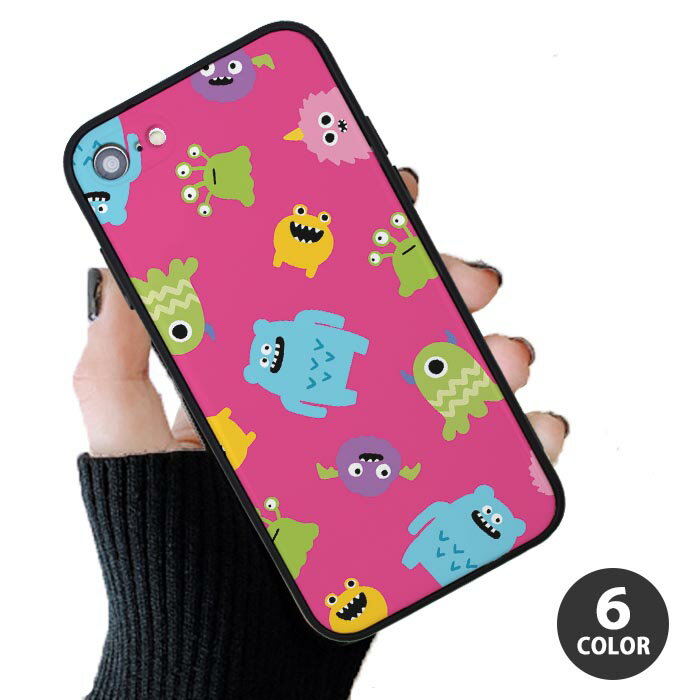 Rakuten - スマホケース プラスチック TPU 取り外し カード収納 モンスター 怪獣 エイリアン ユニーク ハロウィン iphone12 pro iphone11 iphoneXR iphoneXS iphone8 iPhoneケース TPU かわいい 可愛い 流行 頑丈 強化 割れにくい