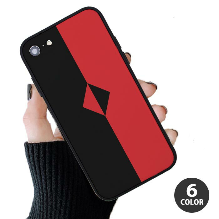 Rakuten - スマホケース プラスチック TPU 取り外し カード収納 ツートン トランプ 赤と黒 ハート スペード ダイヤ クラブ iphone12 pro iphone11 iphoneXR iphoneXS iphone8 iPhoneケース かわいい 可愛い 流行 頑丈 強化 割れにくい