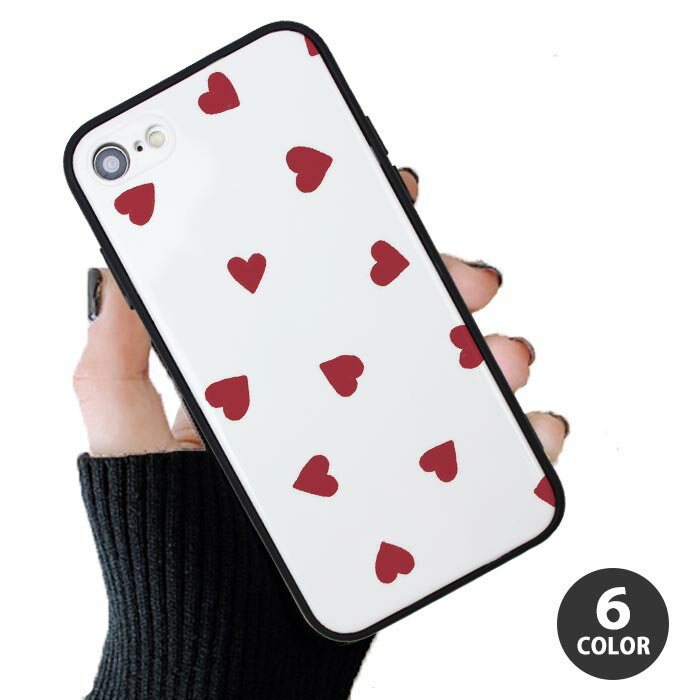 Rakuten - スマホケース プラスチック TPU 取り外し カード収納 ハート シンプル ハート柄 iphone12 pro iphone11 iphoneXR iphoneXS iphone8 iPhoneケース TPU かわいい 可愛い 流行 頑丈 強化 割れにくい