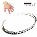 【VIVIFY 正規店】VIVIFY ビビファイ バングル　シルバー　ブレスレットArrow Bangle/電波塔、雨(恵み)受注生産