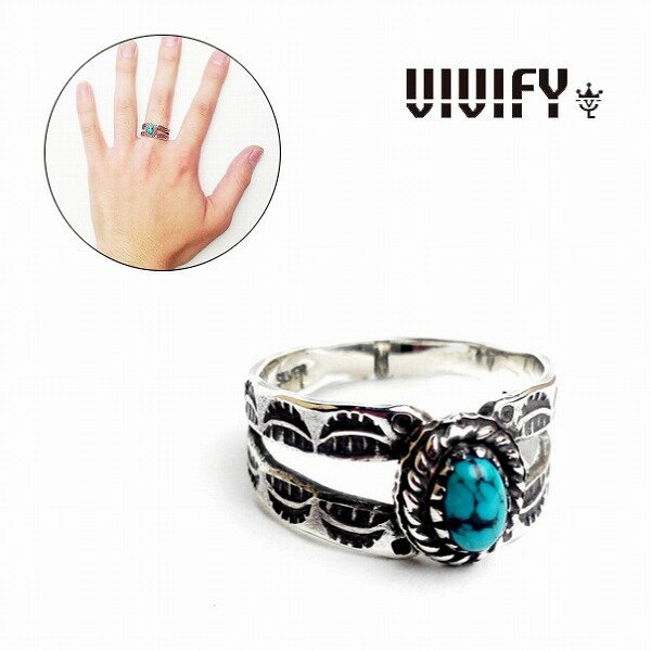 【VIVIFY 正規店】VIVIFY ビビファイ リング　指輪　ターコイズTurquoise Ring/ドーム、雫(安定)受注生産