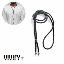 【VIVIFY 正規店】VIVIFY ビビファイ ネックレス レザー チョーカーOld Native Style Stone Setting Loop Tie/...