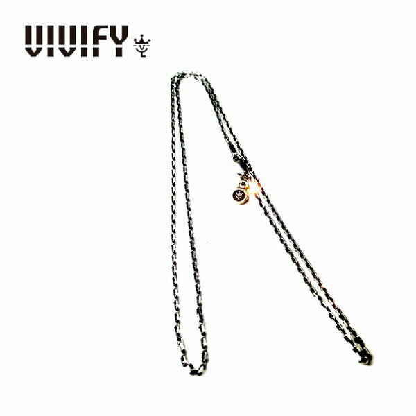 ビビファイ ネックレス メンズ 【送料無料】【VIVIFY 正規店】VIVIFY ビビファイ ネックレス チェーン シルバーChain 2.0x50cm/4C 受注生産