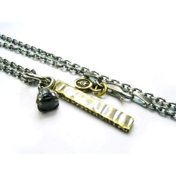 【VIVIFY 正規店】VIVIFY ビビファイ ネックレス シルバー Stone&Bar Necklace(brass bar)