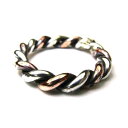 【VIVIFY 正規店】VIVIFY ビビファイ リング 指輪 シルバー Twist Ring(copper x silver)