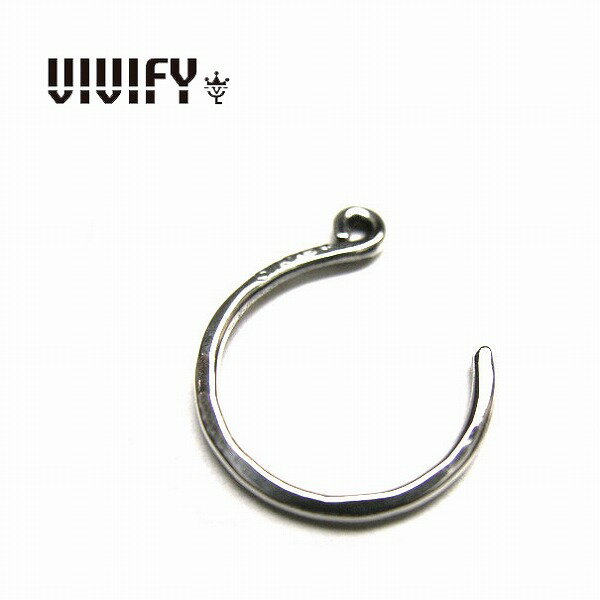 【VIVIFY 正規店】VIVIFY ビビファイ ピアス フープピアス シルバー1mm Line Pierce 受注生産