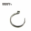 ビビファイ ピアス メンズ 【VIVIFY 正規店】VIVIFY ビビファイ ピアス フープピアス シルバー1mm Line Pierce 受注生産