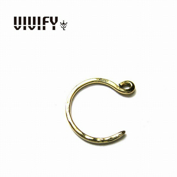 【VIVIFY 正規店】VIVIFY ビビファイ ピアス フープピアス k18ゴールド 1mm Line Pierce(k18 gold) 受注生産