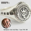 yVIVIFY KXzVIVIFY rrt@C O Vo[ JbWOHallmarks Coin Seal Ring /Logo 󒍐Y