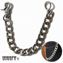 【VIVIFY 正規店】VIVIFY ビビファイ ウォレットチェーン シルバー ウォレットコードHallmarks SwivelHook FlatLink WalletChain / SwivelHook＆Hook 受注生産