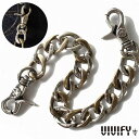 【VIVIFY 正規店】VIVIFY ビビファイ ウォレットチェーン シルバー ウォレットコードHallmarks SwivelHook BrassMix FlatLink WalletChain / DoubleSwivelHook 受注生産