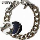 【VIVIFY 正規店】VIVIFY ビビファイ ウォレットチェーン シルバー ウォレットコードNativeStyle SwivelHook BrassMix FlatLink WalletChain / DoubleSwivelHook 受注生産