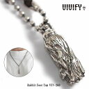 【送料無料】【VIVIFY 正規店】VIVIFY ビビファイ ネックレス 兎 シルバーRabbit Foot Top 受注生産