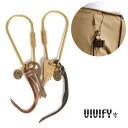 【VIVIFY 正規店】VIVIFY ビビファイ カラビナ ストラップ Brass Karabinar w/Cion & Leather strap