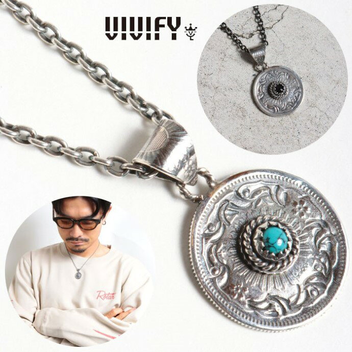 Rakuten - 【VIVIFY 正規店】VIVIFY ビビファイ ネックレス コイン Phoenix 50 Sen Coin with Stone Necklace