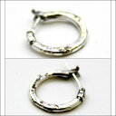 【送料無料】【VIVIFY 正規店】VIVIFY ビビファイ ピアス フープ シルバーHammered Hoop Pierce(S) w/gold 受注生産 2