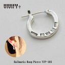 【送料無料】【VIVIFY 正規店】VIVIFY ビビファイ ピアス フープ シルバーHallmarks Hoop Pierce 受注生産