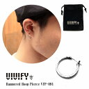 【送料無料/あす楽対応】【VIVIFY 正規店】VIVIFY ビビファイ ピアス シルバー フープHammered Hoop Pierce Lサイズ VFP-091