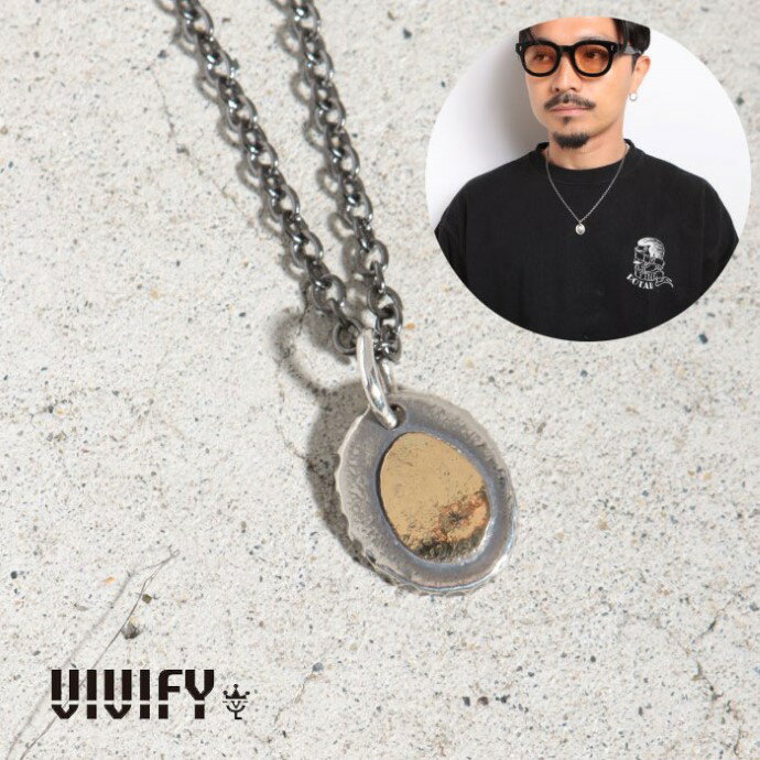 Rakuten - 【VIVIFY 正規店】VIVIFY ビビファイ シルバー ネックレス シルバー Rolled Layer Pendant K18