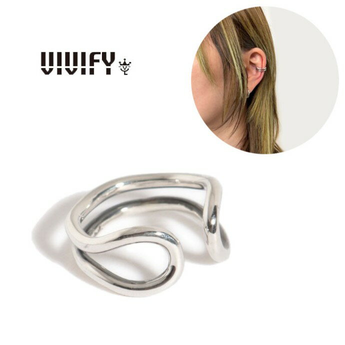 Rakuten - 【VIVIFY 正規店】VIVIFY ビビファイ シルバー ピアス イヤーカフ Loopin’ Ear Cuff Round