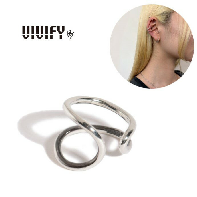 乐天商城 - 【VIVIFY 正規店】VIVIFY ビビファイ シルバー ピアス イヤーカフ Teardrop Ear Cuff