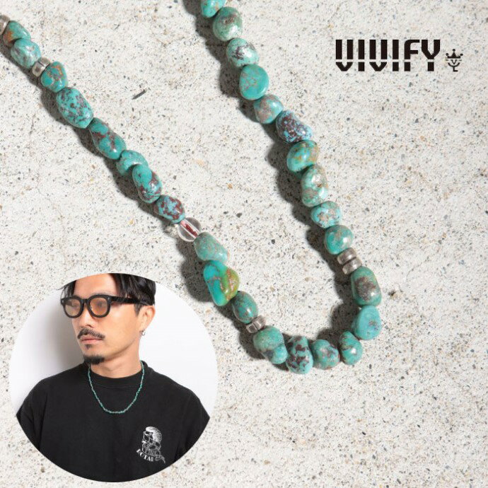 Rakuten - 【VIVIFY 正規店】VIVIFY ビビファイ ターコイズ ネックレス Rough Tumble Turquoise Necklace