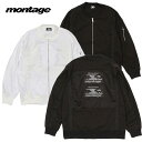 【半額セール/あす楽対応】【montage 正規店】montage モンタージュ ジャケット ブルゾンBACK MESH BLOUSON