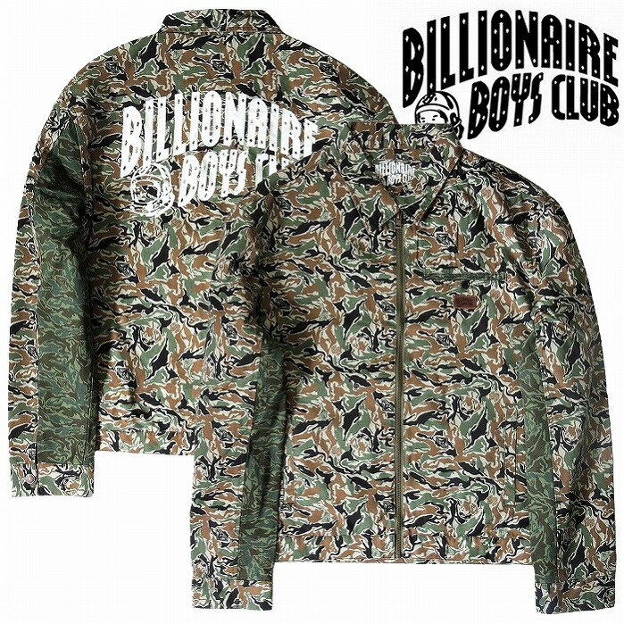 【20％OFFセール】【あす楽対応】【BillionaireBoysClub 正規店】BillionaireBoysClub ビリオネアボーイズクラブ 迷彩 カモ ジャケット QUAKE JACKET