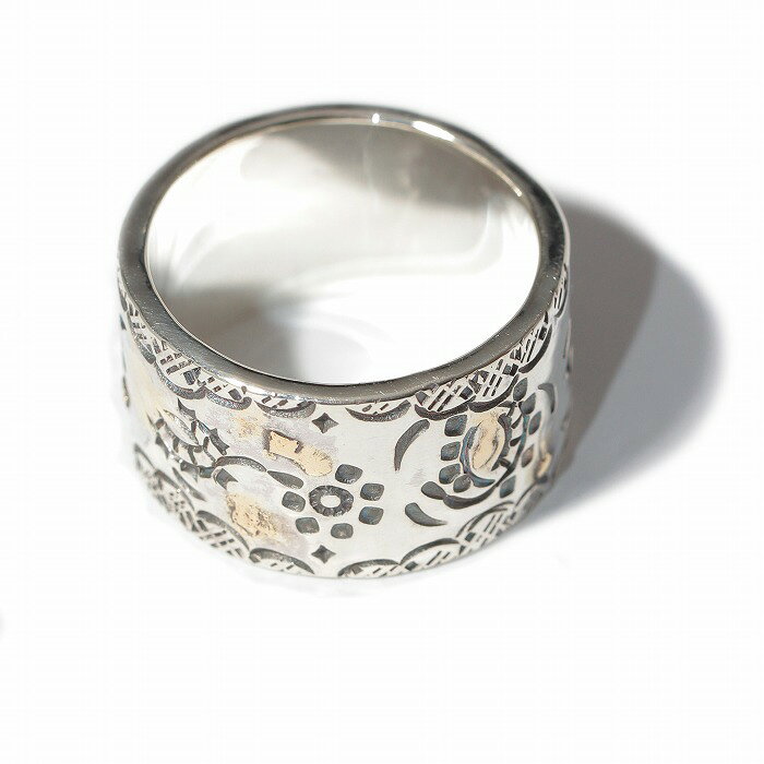 【VIVIFY 正規店】VIVIFY ビビファイ リング シルバー Paisley FlatRing w/gold