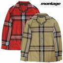 【あす楽対応】【montage 正規店】montage モンタージュ ネルシャツ 長袖シャツ 開襟シャツ BIG B CHECK SHIRT