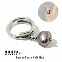 【送料無料】【VIVIFY 正規店】VIVIFY ビビファイ リング シルバー Baroque Pearls Coil Ring