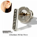 【送料無料】【VIVIFY 正規店】VIVIFY ビビファイ ピアス シルバー K18goldpost Mil Bar Pierce(4)