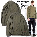 【25%OFFセール/あす楽対応】【VIRGOwearworks×montage 正規店】VIRGOwearworks ヴァルゴウェアワークス montage モンタージュ シャツ ジャケット CLASSIC W-BUTTON SHIRTS 別注カラー 完全限定少数生産アイテム