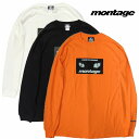 【送料無料/あす楽対応】【montage 正規店】montage モンタージュ 長袖Tシャツ ロンTEE プリント CAT'S EYE L/S TEE