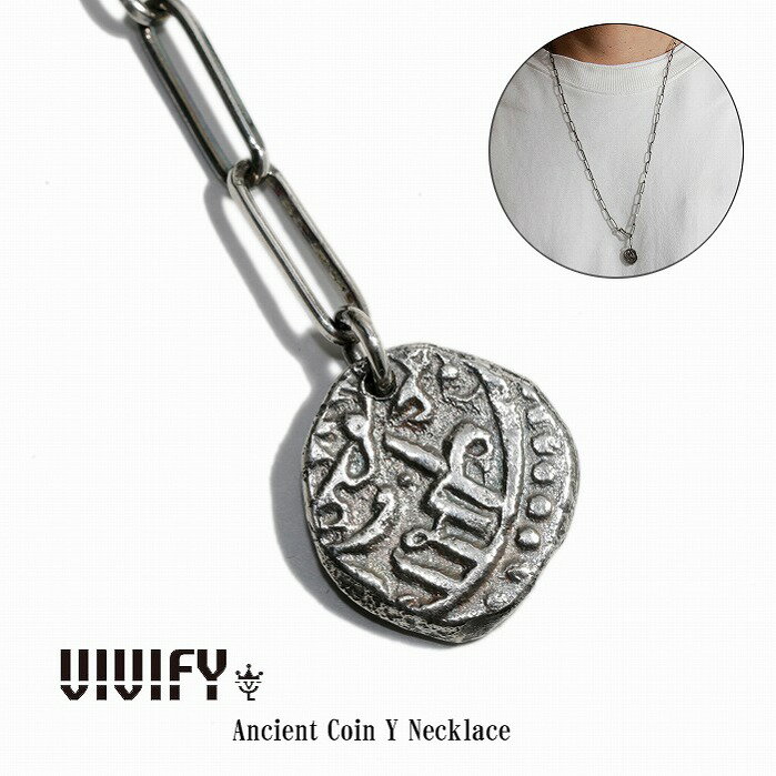 Rakuten - 【VIVIFY 正規店】VIVIFY ビビファイ ネックレス シルバー Ancient Coin Y Necklace