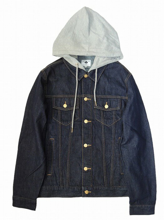 【20％OFFセール】【当日発送】【LRG 正規店】LRG エルアールジー デニムジャケット Gジャン パーカー TWO FOR ONE HOODED JACKET