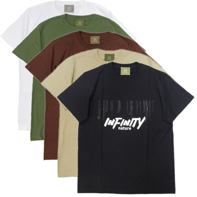 【20%OFF/当日発送】【Infinity Nature 正規店】InfinityNature インフィ二ティネイチャー Tシャツ 半袖 プリント メンズ レ...