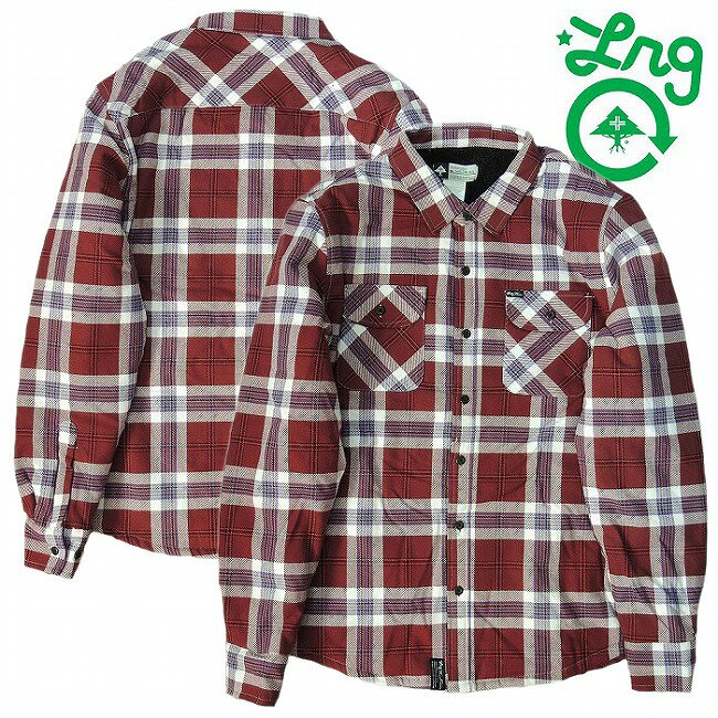 【20％OFFセール】【当日発送】【LRG 正規店】LRG エルアールジー シャツジャケット チェック ボア FACTION SHERPA LINED FLANNEL