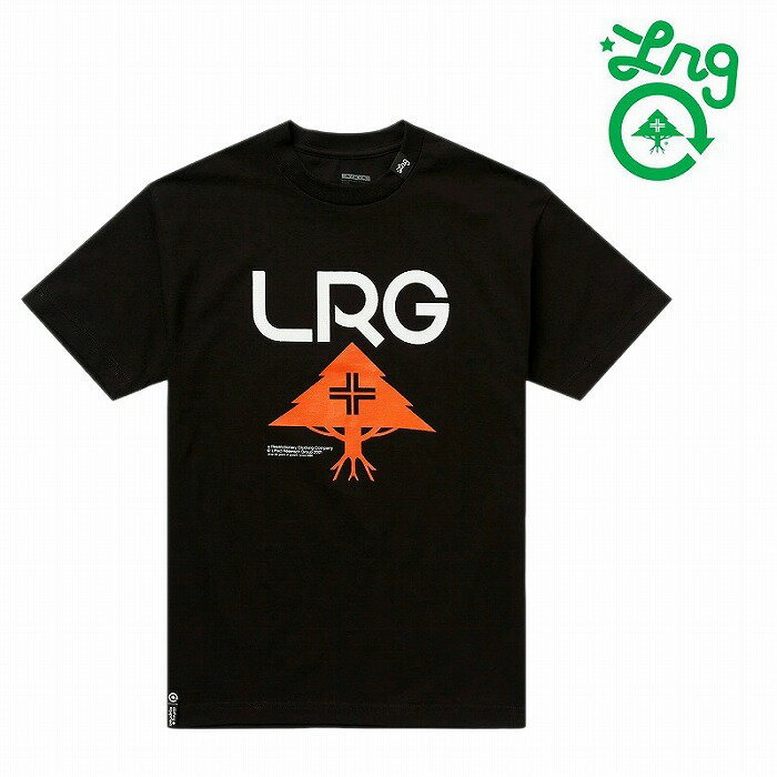 LRG エルアールジー Tシャツ 半袖 プリント 20 LOGO STACKED TEE L1V7MSCXXS23