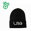 【20％OFFセール】【あす楽対応】【LRG 正規店】LRG エルアールジー ニット ビーニー 黒 ALWAYS IMAGINATION BEANIE L1W4MHBXX