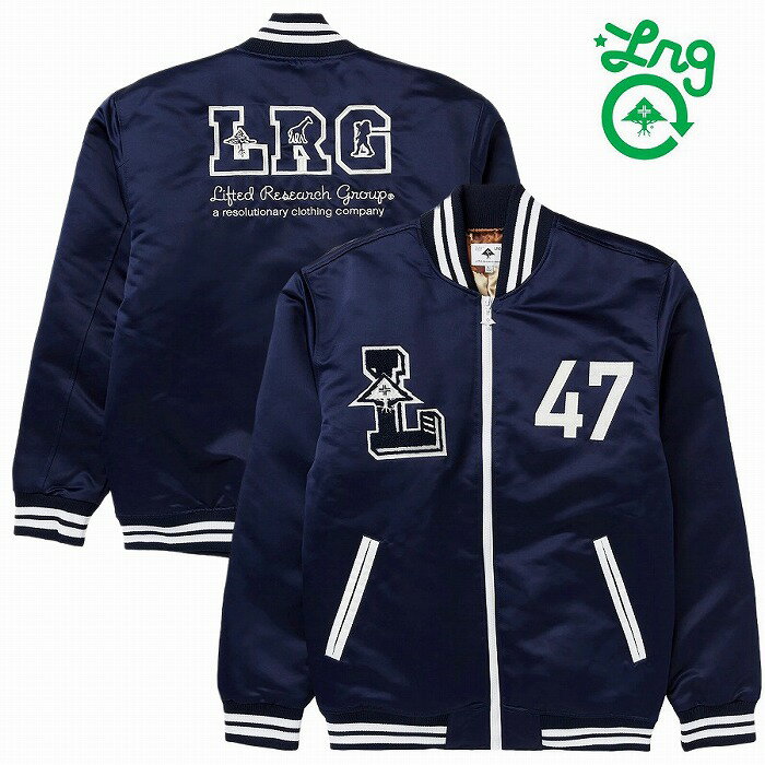 【20%OFFセール】【当日発送】【LRG 正規店】LRG エルアールジー ジャケット サテン ボンバー RESIDENT ADVISOR FLEECE BOMBER JACKET
